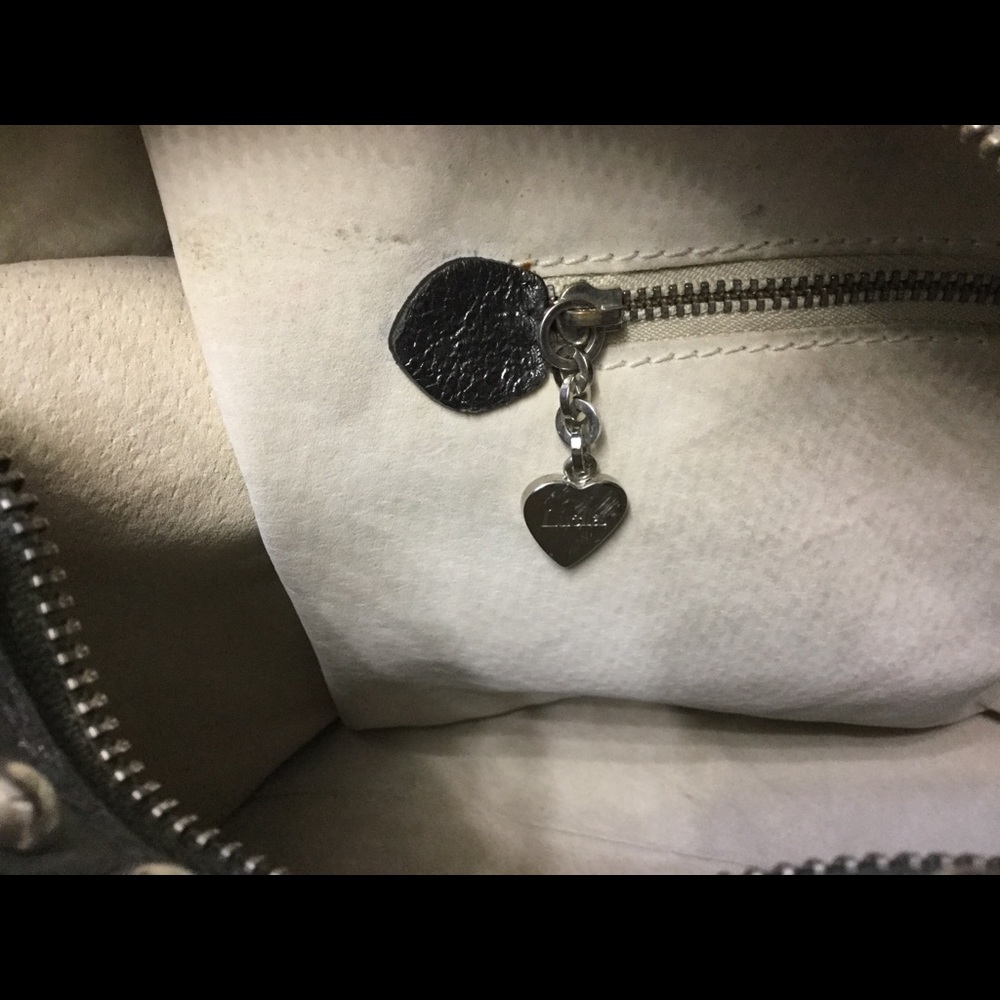 Luella silver studded leather Joni bag - Picture 8 of 8